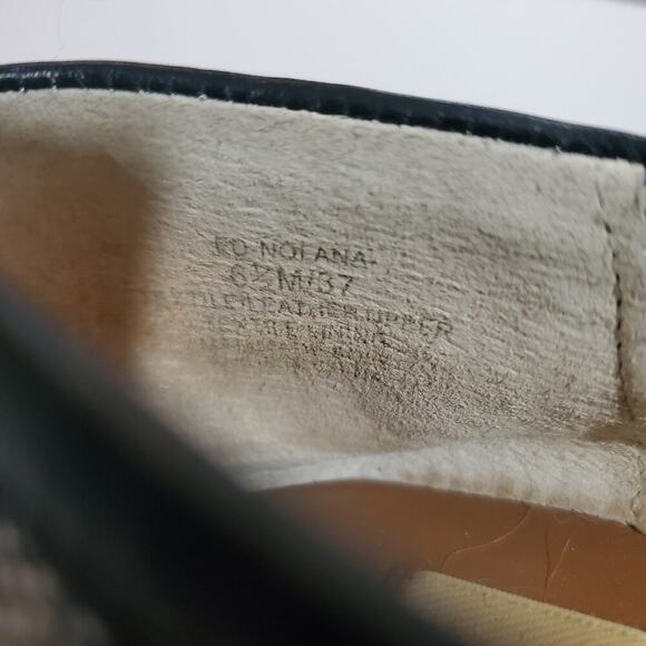 Ellen DeGeneres Nolana Flats Womens Size 6.5 Blue Fluffy Slip On Leather Boho - Picture 7 of 8